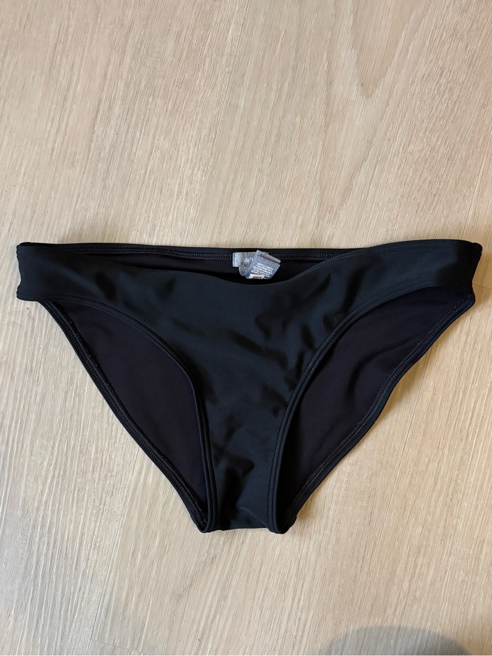 aerie Black Bikini Bottom - Classic